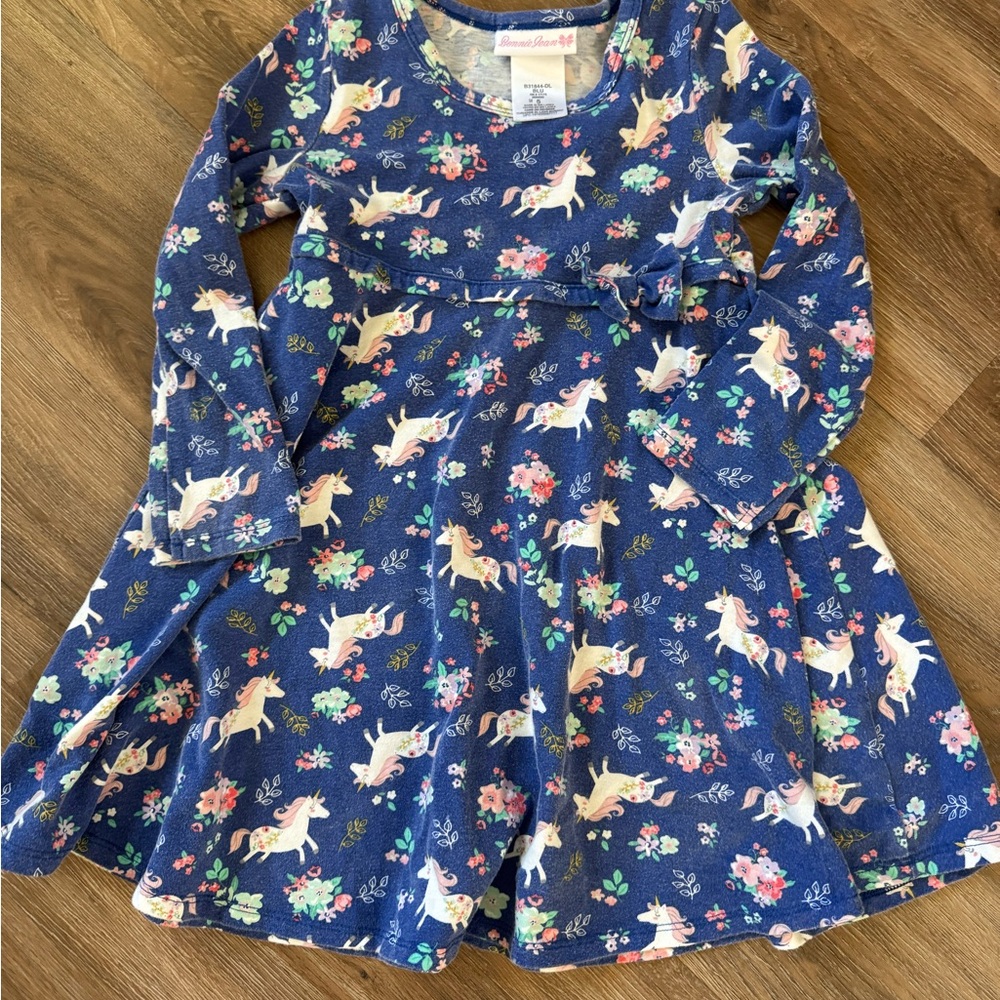 Bonnie Jean Navy Floral Dress